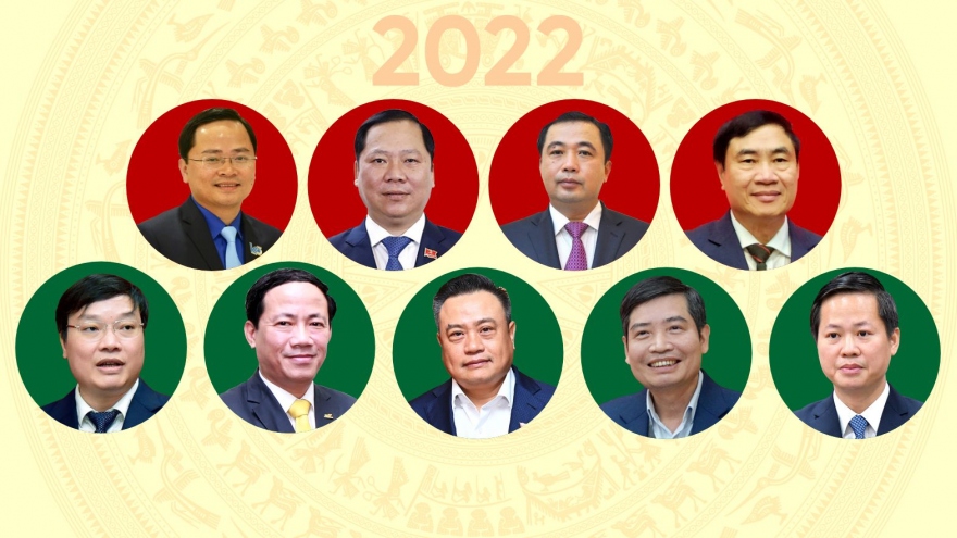 9 bí thư, chủ tịch tỉnh, thành phố được điều động và bầu trong năm 2022